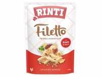 24x 100g RINTI Filetto Pouch in Jelly Huhn mit Rind Hundefutter nass