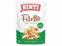 24x 100g RINTI Filetto Pouch in Jelly Huhn mit Gemüse Hundefutter nass