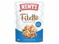 24x 100g RINTI Filetto Pouch in Jelly Huhn mit Ente Hundefutter nass
