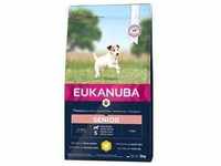 3kg Eukanuba Caring Senior Small Breed Huhn Hundefutter trocken