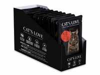 10 + 2 gratis! 12 x 85 g Cat's Love - Mixpack