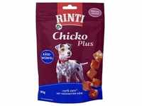 12x80g RINTI Chicko Plus Käse & Ente Würfel Hundesnacks