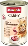 animonda Carny Adult 6 x 400 g - Pute & H&uuml;hnchenleber (Katzenfutter),...