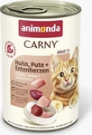 animonda Carny Adult 6 x 400 g - Huhn, Pute & Entenherzen (Katzenfutter),...