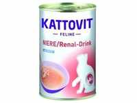 24x135 ml Kattovit Drink Niere/Renal mit Ente Ergänzungsfutter für Katzen