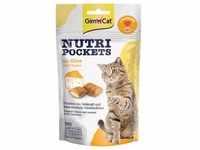 6x 60g GimCat Nutri Pockets Käse Katzensnacks
