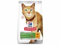 1,5 kg Hill's Science Plan Feline Mature Adult Senior Vitality mit Huhn & Reis