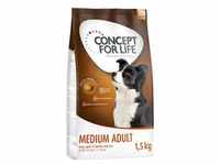 4x1,5kg Medium Adult Concept for Life Hundefutter trocken