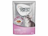 12x85g Kitten in Soße Concept for Life Katzenfutter nass