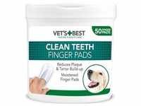 Vet's Best Clean Zahn-Reinigungspads 50 Pads Hund