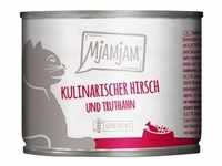 6x 200g MjAMjAM kulinarischer Hirsch und Truthahn an frischen Cranberries