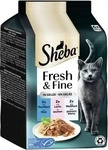 Multipack Sheba Fresh & Fine Frischebeutel 6 x 50 g - Thunfisch, Lachs & Wei&szlig;fisch