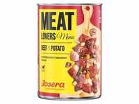 6x800g Josera Meatlovers Menü Rind & Kartoffel Hundefutter nass
