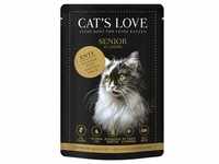 10 + 2 gratis! 12 x 85 g Cat's Love - Senior Ente