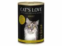 6x400g Cat's Love Kalb & Truthahn Katzenfutter nass