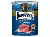 Sparpaket: 12x800g Happy Dog Sensible Pure Germany (Rind Pur) Hundefutter nass