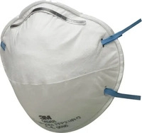 3m 448332, 3m 8810 Ffp2 Face Mask 20 Units Durchsichtig White