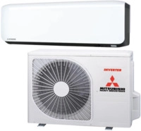 Mitsubishi Heavy SRK25ZS-WFB + SRC25ZS-W2 &ndash; Wandger&auml;t-Set Schwarz/Wei&szlig; 2,5 kW R32