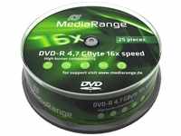 MediaRange DVD 4,7GB, 16-fach, DVD-R, gespindelt, 25 Stück, Grundpreis: &euro; 0,41