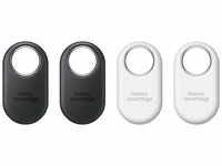 Samsung Bluetooth-Tracker SmartTag2 Set, wasserdicht, mit Lautsprecher, 4 Stück,