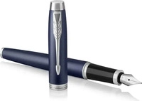 Parker F&uuml;ller IM Matte Blue C.C., Feder F, Messinggeh&auml;use, mattblau,...