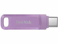 SanDisk USB-Stick Ultra Dual Drive Go, 128 GB, bis 400 MB/s, USB und USB-C 3.0, rosa