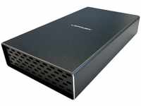 LC-Power Festplattengehäuse LC-DOCK-C-35-M2, M.2 NVMe SSD + 3,5 Zoll SATA, extern,