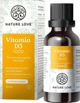 Nature-Love Vitamin-D 30 ml, f&uuml;r 1700 Tropfen, Vitamin D3, je Tropfen 1000...