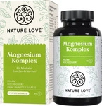 Nature-Love Magnesium Komplex, 90 Kapseln, Magnesiumkomplex, hochdosiert, 416...