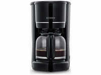 Severin Kaffeemaschine KA 4320, bis 10 Tassen, 1,25 Liter, schwarz, mit Glaskanne