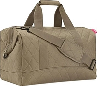 Reisenthel Reisetasche Allrounder L, rhombus olive, 48 cm, aus Polyester, 30...
