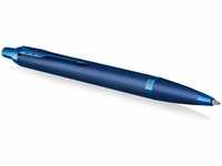 Parker Kugelschreiber IM Monochrome Blue PVD, blau/metallic, Metall, Schreibfarbe