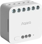 Aqara Schaltaktor T2, f&uuml;r Smart Home, 2 Kan&auml;le, bis 10 Ampere, ZigBee, Matter