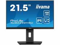 Iiyama Monitor ProLite XUB2292HSU-B6, 21,5 Zoll, Full HD 1920 x 1080 Pixel, 0,4 ms,