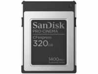 SanDisk CompactFlash-Card Pro Cinema CFexpress, Type-B, 320 GB, Übertragung bis 1500