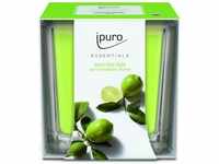 ipuro Duftkerzen Essentials lime light, im Glas, 125g, Grundpreis: &euro; 35,60 / kg
