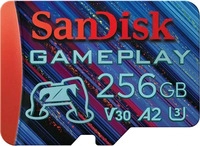 SanDisk Micro-SD-Karte GamePlay, 256GB, bis 190MB/s, UHS-I U3, SDXC