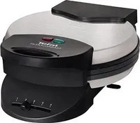 Tefal Waffeleisen WM310D, 1000 Watt, f&uuml;r Herzwaffel mit &Oslash; 20 cm, silber / schwarz