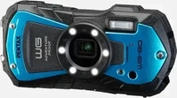 Pentax WG-90 blau Kompaktkamera, mit 2,7 Zoll Display, 5x optischer Zoom,...