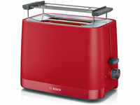 Bosch Toaster MyMoment TAT3M124, 2 Scheiben, 950 Watt, Kunststoff, rot