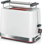 Bosch Toaster MyMoment TAT4M221, 7 R&ouml;ststufen & Auftaufunktion, wei&szlig;, 950 W,