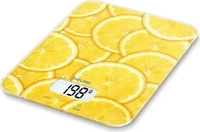 Beurer K&uuml;chenwaage KS 19 Lemon, mit Tara-Funktion, Teilung 1 g,...