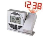Technoline Wecker WT 590 Funk digital, Projektionswecker, Thermometer, silber