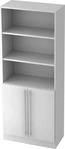 Hammerbacher Kombischrank H-Serie, wei&szlig;, mit 2 Dreht&uuml;ren, (B/H) 80 x 200 cm