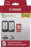 Canon Tinte PG-545 + CL-546, Value Pack, 8287B008, 8ml+8ml, inkl. Fotopapier