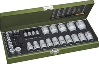 Proxxon Steckschl&uuml;ssel 23114, 36-teilig, 5/32 - 1 1/8 Zoll Schl&uuml;sselweite, 1/2 und