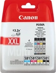Canon Tinte CLI-581 XXL BK, C, M, Y, Multipack, 1998C007, 4x 11,7ml, 4 St&uuml;ck,