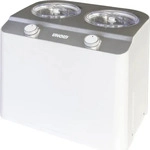 Unold Eismaschine Bianco, 48830, f&uuml;r 2x 1,2 Liter, mit Kompressor, 250 W,...