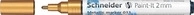 Schneider Metallic-Stifte Paint-It 011, gold, Strichbreite 2 mm, Rundspitze