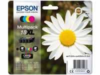Epson Tinte 18XL T1816 Gänseblümchen, Multipack, C13T181640, schwarz, cyan,